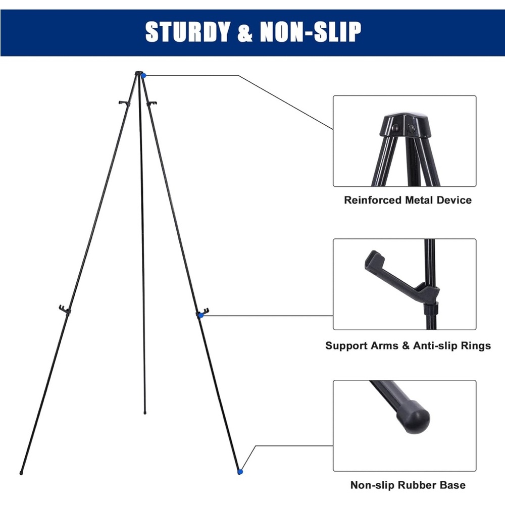 Instant Display Easel Stand - 63"